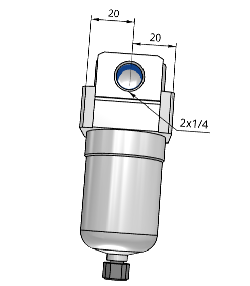 Bộ lọc khí nén SMC AFM20-02-A